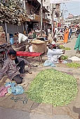 Varanasi - the old city is a cramped labyrinth crowded by pilgrims and street sellers 